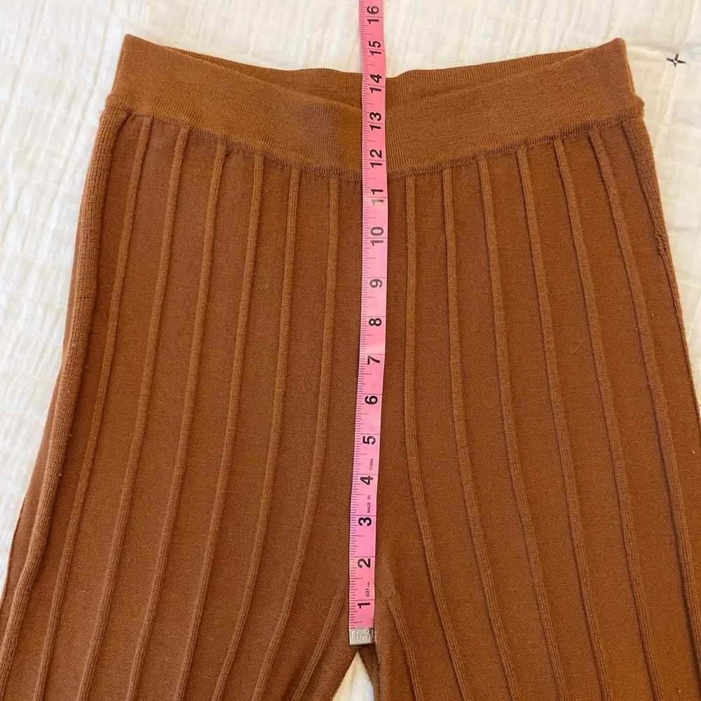 ASCOT + HART Josie Rib Knit Wide Leg Crop Sweater Pant Size M - Picture 11 of 12
